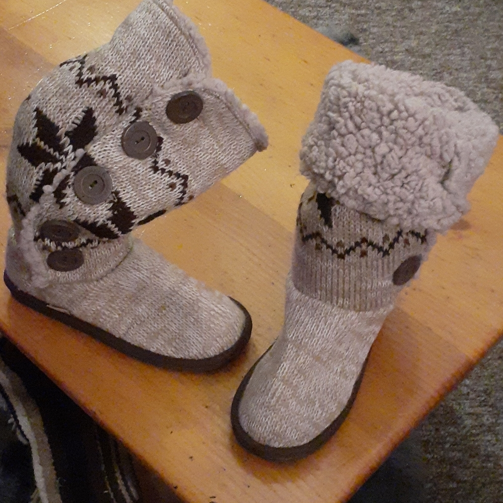 Wmns muk Luk sweater boot sz 6